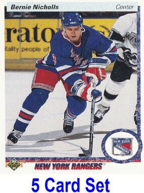 Bernie Nicholls Hockey Card Collection